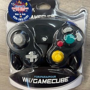 Black GameCube Controller for Wii/GameCube